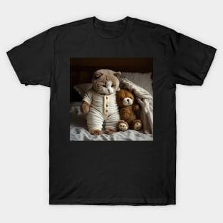 Cutest feline in the nursery - Feline Fashionista #8 T-Shirt